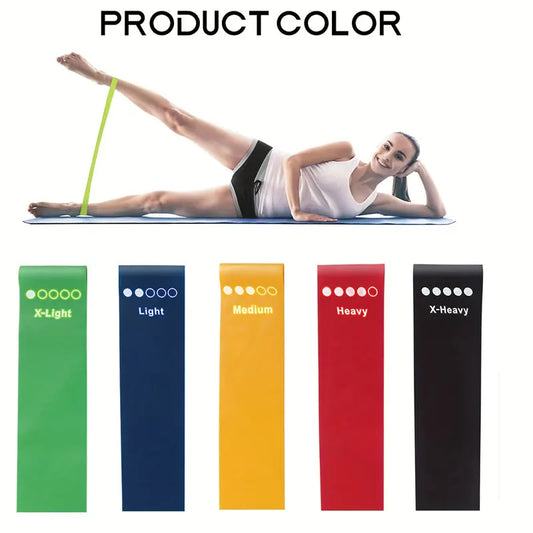 PC Fitness Resistance Ring, TPE Material Thin Legs and Buttocks Equipment, Color Elastic Belt Yoga Supplies, Essential