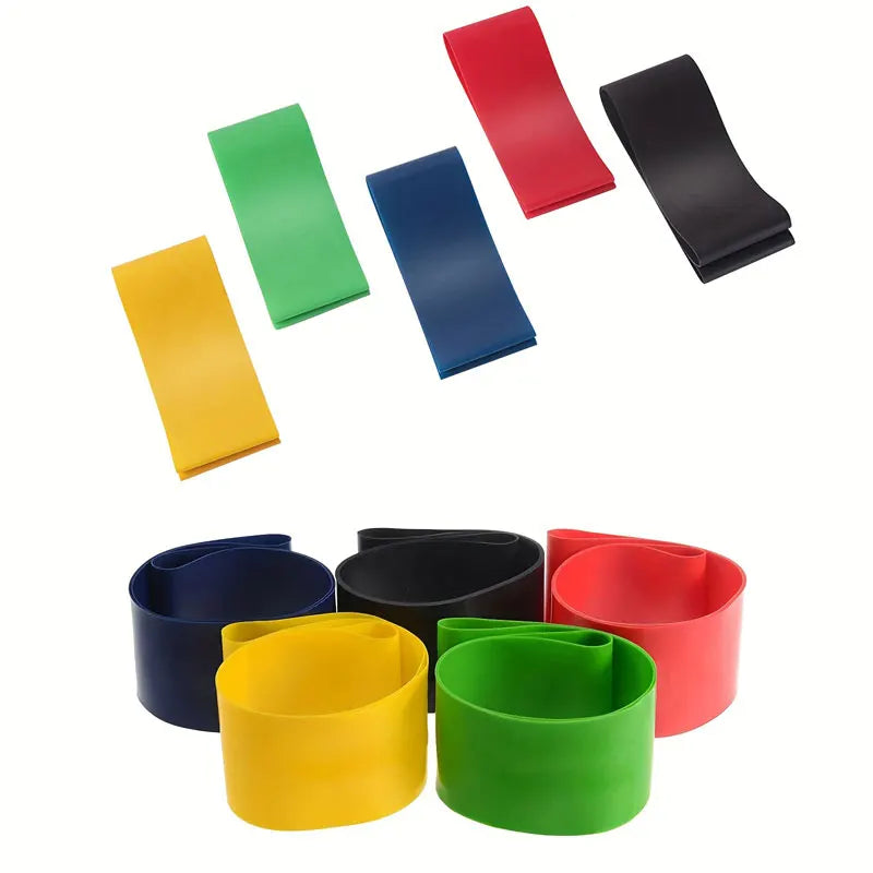 PC Fitness Resistance Ring, TPE Material Thin Legs and Buttocks Equipment, Color Elastic Belt Yoga Supplies, Essential